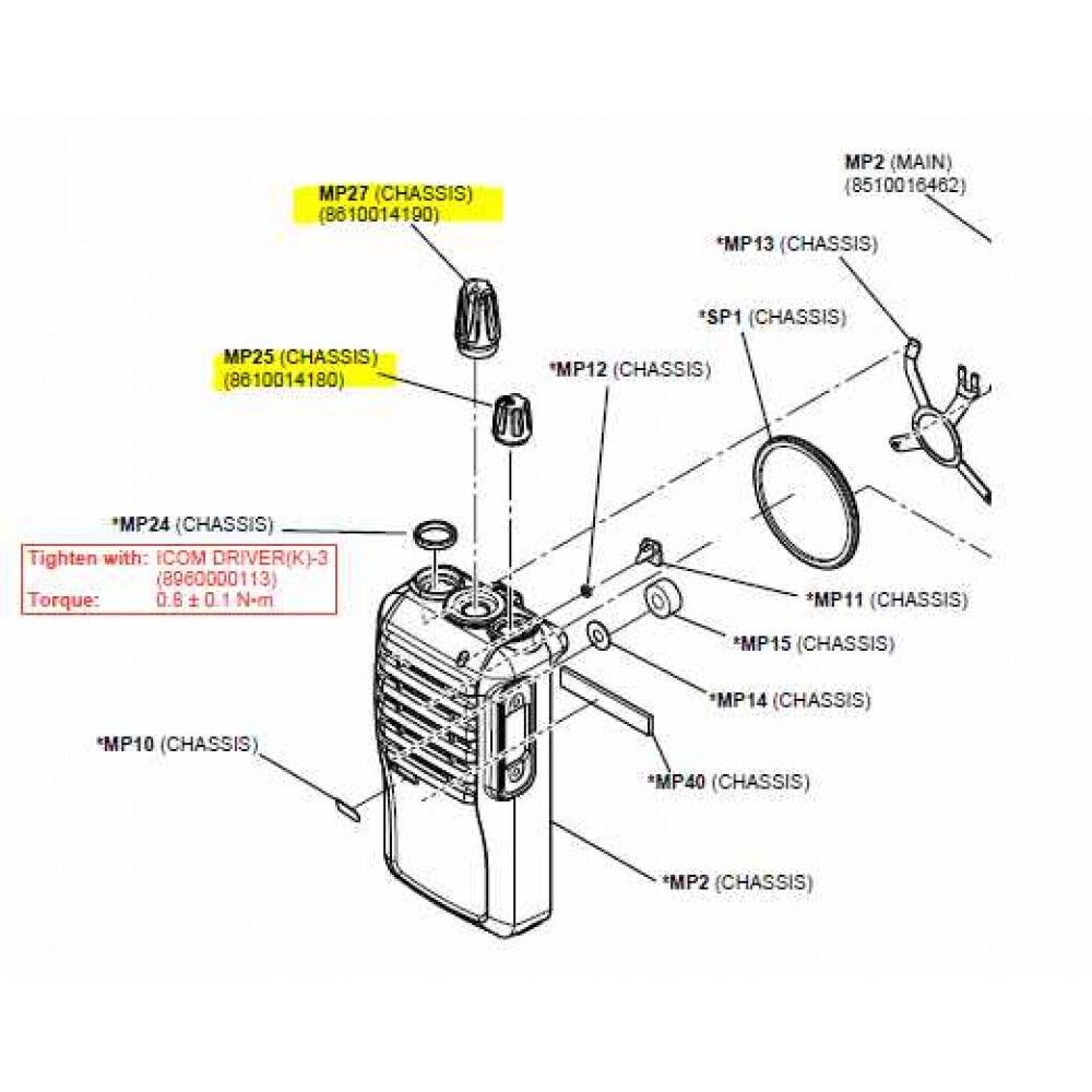 F3001 F4001 Replacement Knobs (Pack of 10)